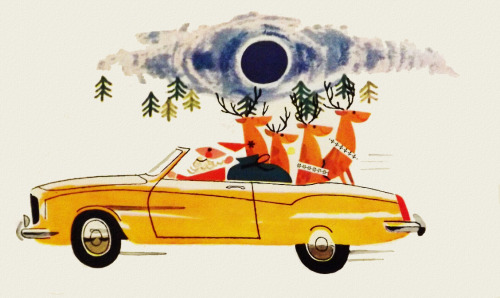 rogerwilkerson:Sports Car Santa Claus - 1962