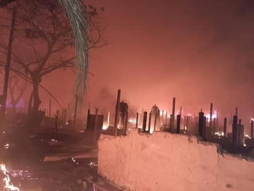 Please pray after a fire at a Rohingya camp in Bangladesh burnt at least 500 houses. It happened in 