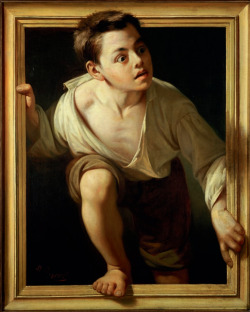 immortart:  Pere Borrell del Caso, Escaping Criticism, 1874. 