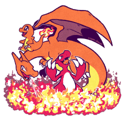 crayonchewer:  These fire lizards like it HOT 