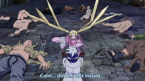 animebeauties:  Please stop trying to eat steak D: