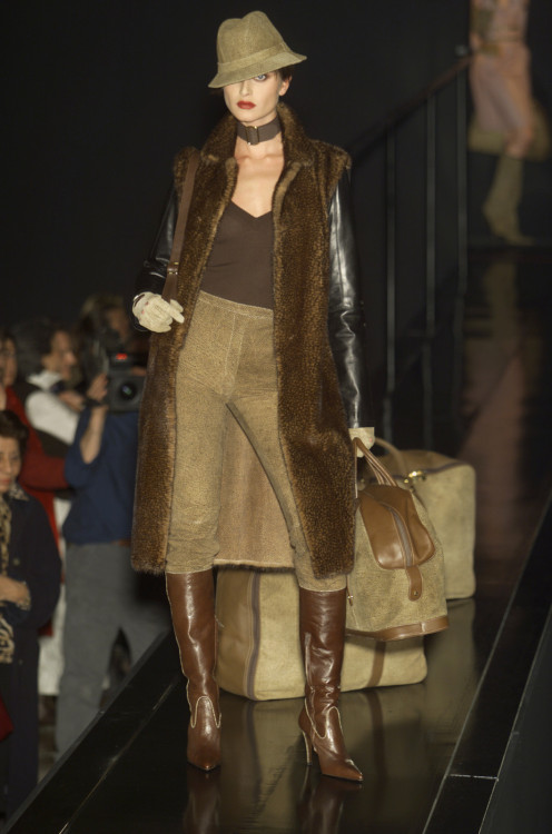 Borbonese runway show for Milan Fashion week Fall 2001