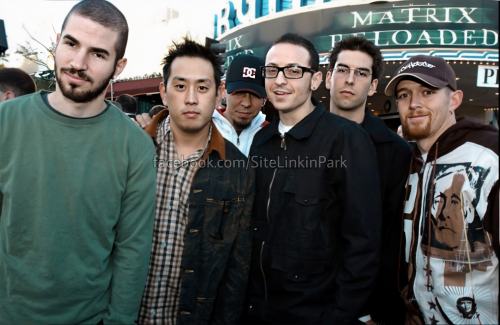 minutestomidnight: Linkin Park attends at “The Matrix Reloaded” Premiere at The Mann Village Theater