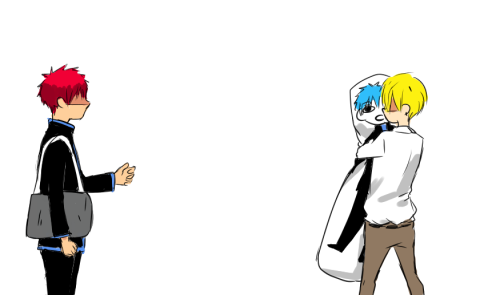 bicyclewall:  decided to make an attempt at a crossover, and since i think of love lab a lot this happened. 
