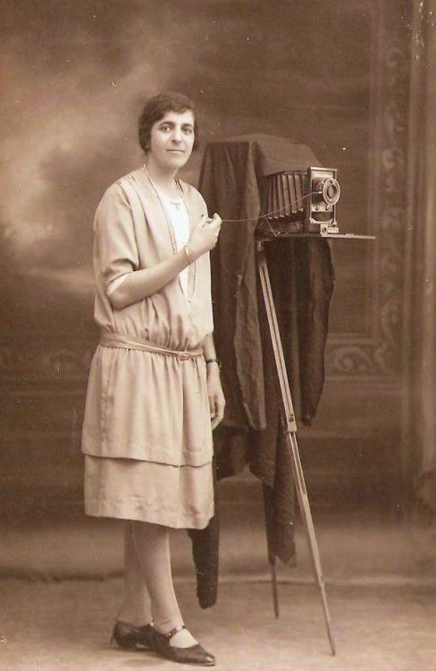 “Palestinian Karimeh Abbud (1896-1955), believed to be the first female photojournalist in the Arab 