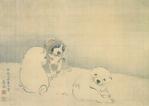 nae-design:  Maruyama Ōkyo | 1733 - 1795 Japanese already perfected “cute” and “manga” during 1700s 