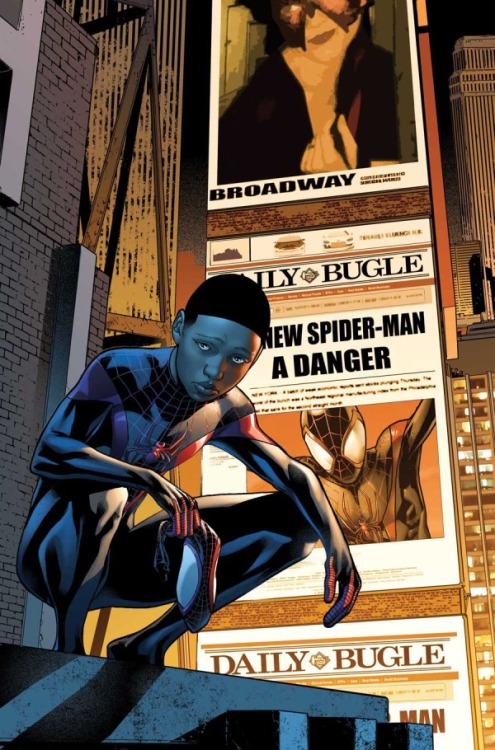 Miles Morales Spider-Man Bitten by a slightly different strain of genetically engineered spider than