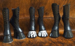 horseking-design:  And another bunch of pony boots have left the stable… heading into the  United States, Califonia, 1 pair goes to England and last but not  least… Slowenia! Have fun with them, folks!