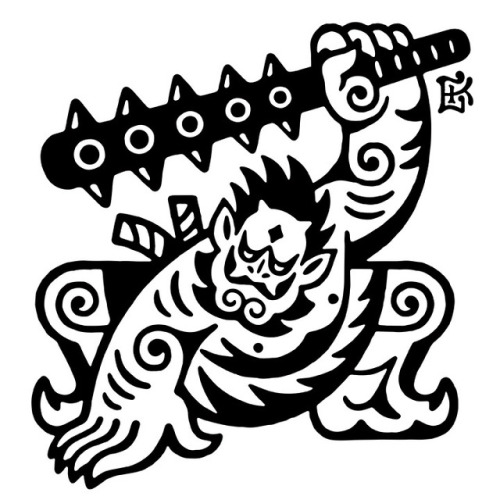 Oni’s are iconic yokai who are known for their incredible strength. Giving iron clubs to these