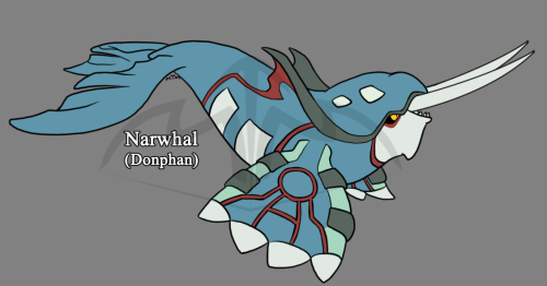 nannycanes: I had a hankering to do more pokemon variations, and though it can’t breed, I went