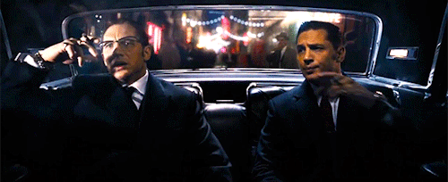plutoandpersephone:Tom Hardy as both Ronnie and Reggie Kray in Legend (2015)