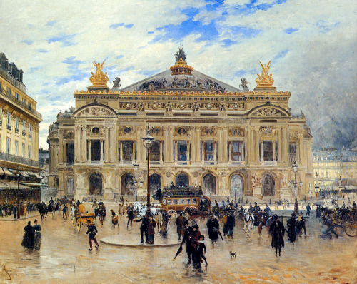 wonderingaboutitall:Grand Opera House, Paris - Frank Myers Boggs