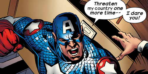 comickazee:  President Cap: America is my White House.  (Ultimate Comics: the Ultimates