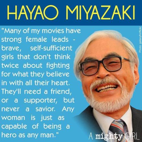 “Since founding Studio Ghibli in 1985, Miyazaki has produced a series of highly acclaimed animated m