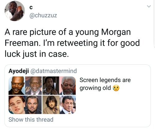 lowkeylioness:  dailytweets: dailytweets:  What’s happening on Twitter? 🤔    This post is a lie, that’s Morgan’s baby pic on the right 
