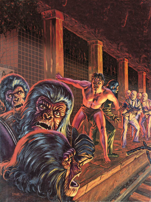 The Planet of the Apes covers by Bob Larkin.