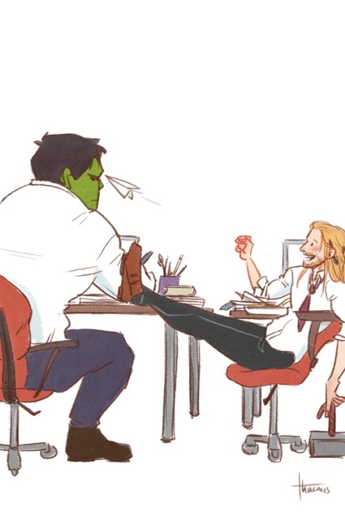 thacmis:“work friend”no wonder hulk was… pissed, lolinstagram