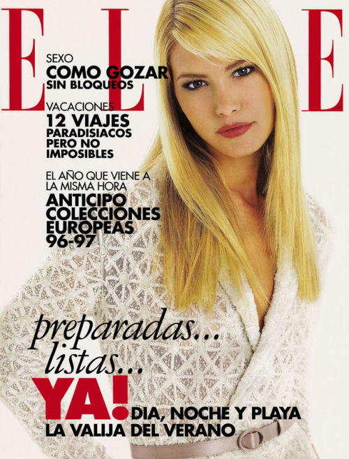 ELLE Argentina, December 1995.photo: Sergio Caminatamodel: Valeria Mazza