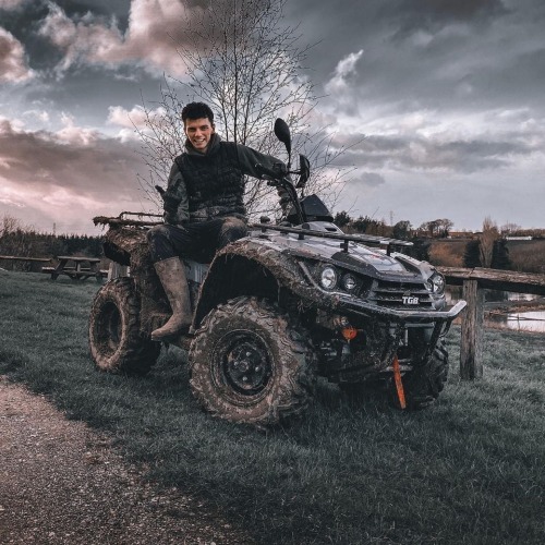 totallygaytotallycool: ATV lad with attitude.