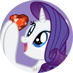 mt10:  Rarity button Here’s one of the new button designs I’ll be rolling out at EQLA! IT’S MAGNIFICENT!  lovely!