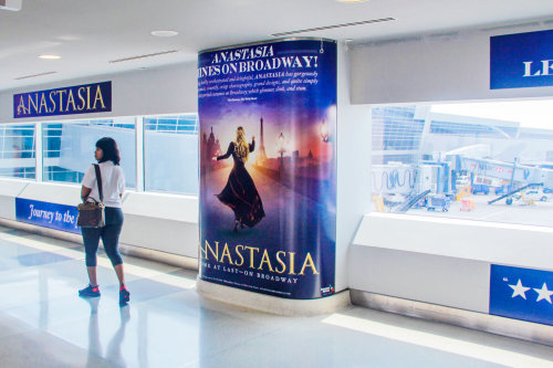 AMERICAN AIRLINES TERMINAL TAKEOVERANASTASIA is an adaptation of Russian history and folk-lore.The G