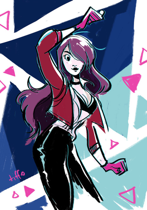 A couple of Mitsuru doodles from twitter cause I’m so excited to see my girl dance in HD 