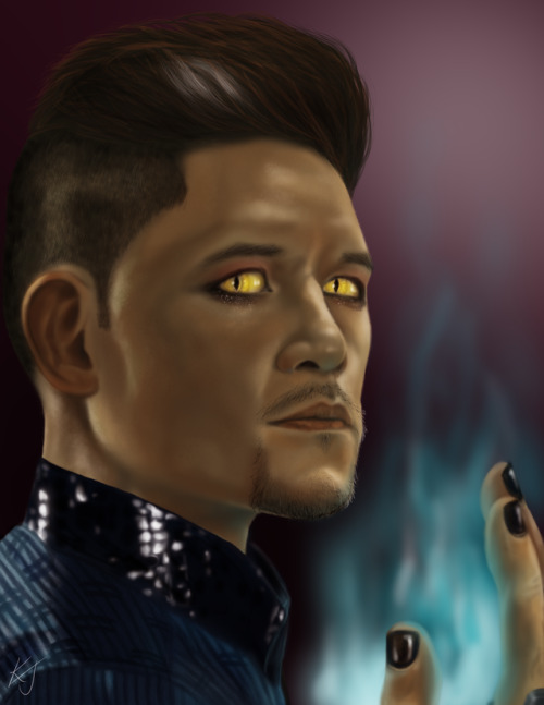 kjneely: I recently caught up on Shadowhunters and felt like drawing my favourite character on the s