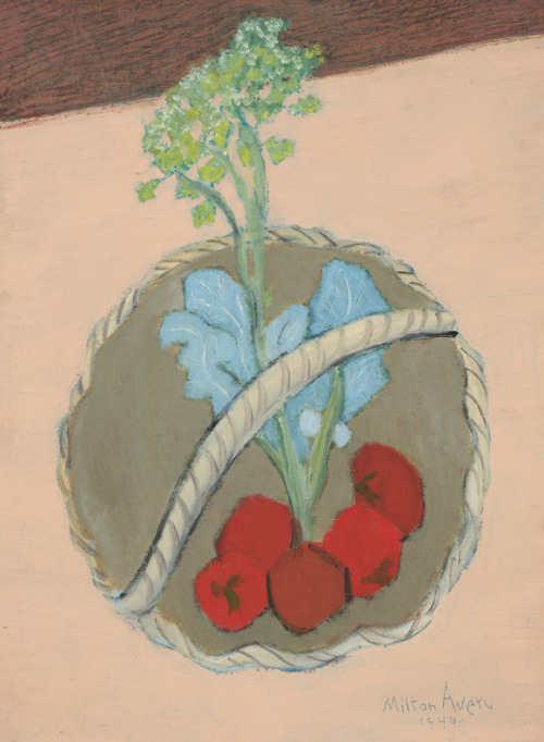 huariqueje: Garden Basket   -   Milton Avery , 1949. American,1885-1965 Oil on c