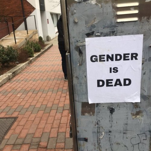 Anarchist posters seen around Pittsburgh