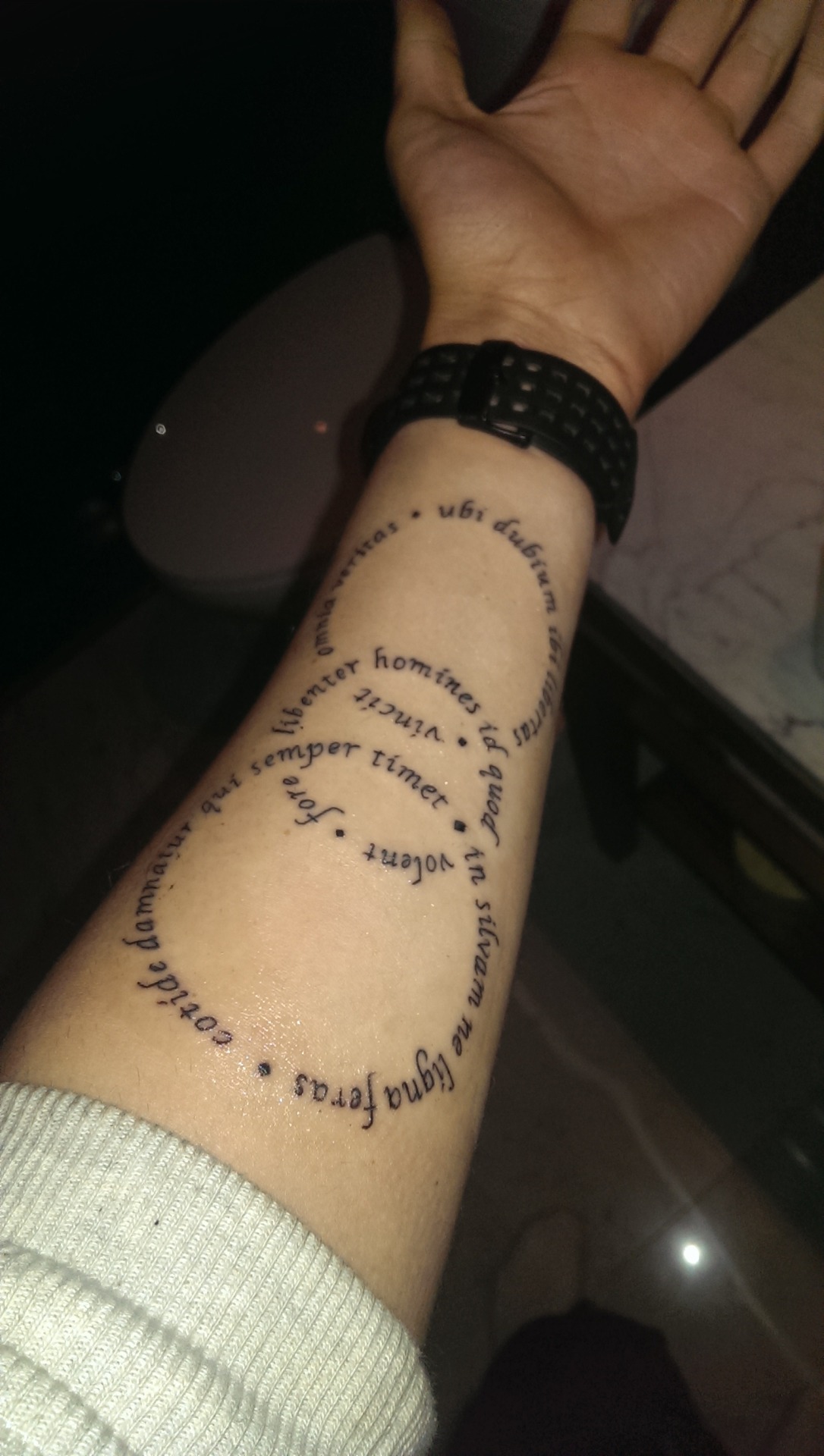 fuckyeahtattoos:  Done in LA by tiger jimmy tattoo 5 quotes 1. The man consistently