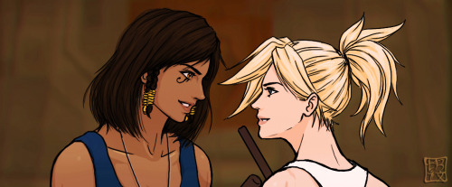 trixdraws:  Fareeha steps onto the mats and adult photos