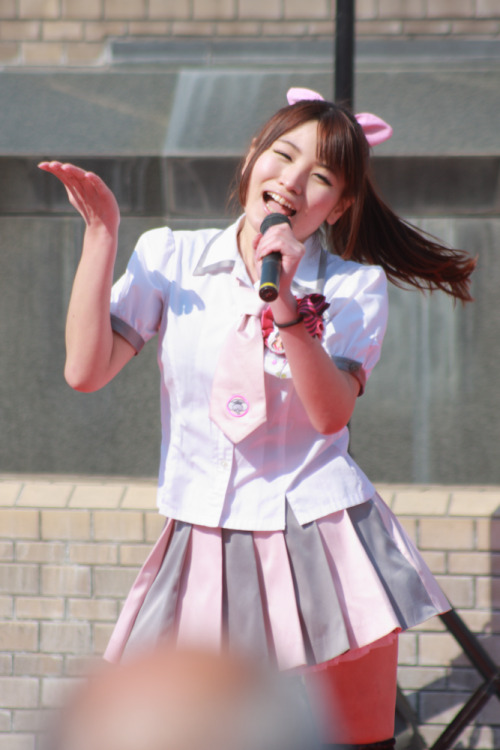 水戸ご当地アイドル(仮)2014.03.16　みとの梅香径・まちなかステージ(水戸駅北口ペデストリアンデッキ)