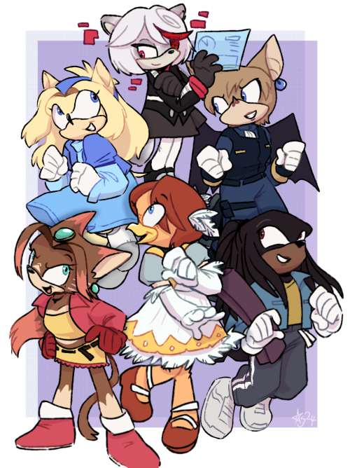 (Mobian-izes Your Human Sonic Ladies)