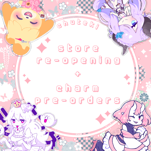 Meowdy all! ₍˄·͈༝·͈˄₎ฅ˒˒✨ I’ve re-open my Etsy store and opened some charm pre-orders!Also there is 