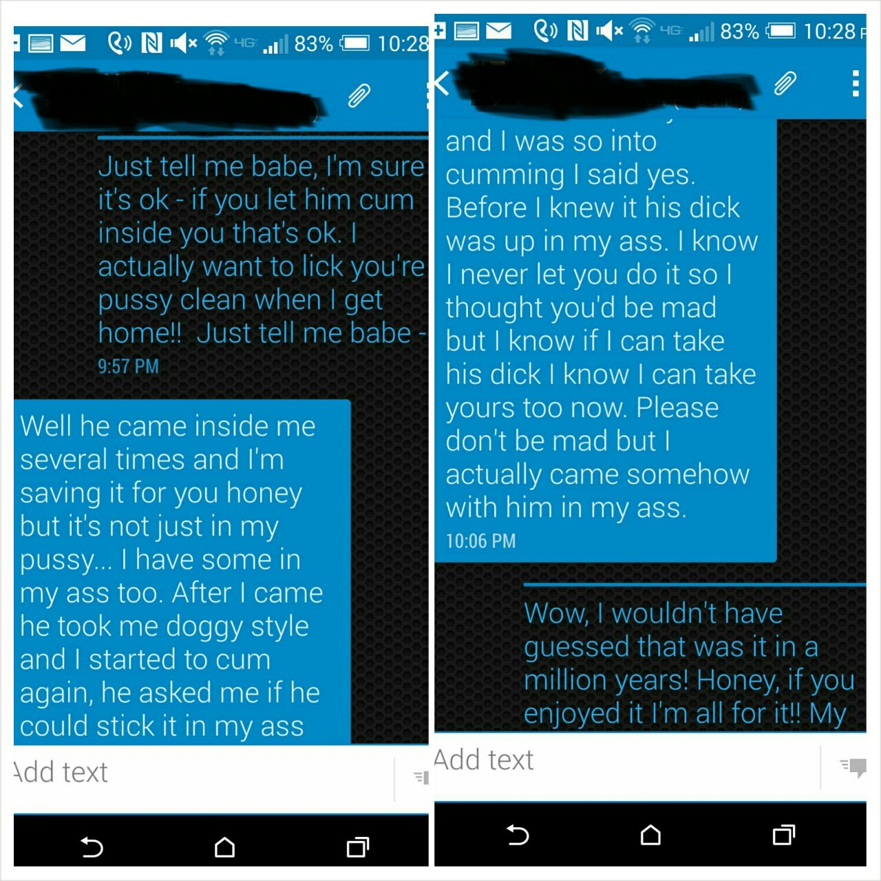 mfmfun371222:  Wife’s new boyfriend, looks like she is going to be busy next weekend!