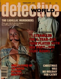 bondijj:  This is one of my favorite detective mag covers. Wow..she’s a hottie.