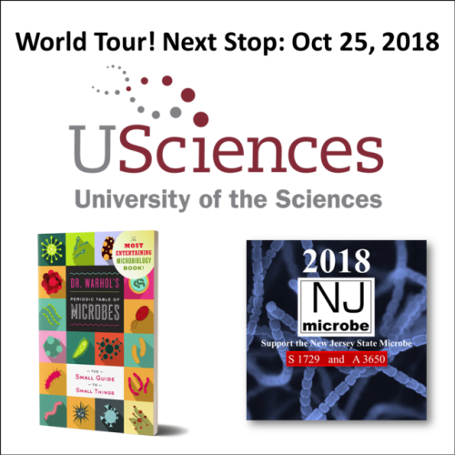 Heading to University of the Sciences in Philadelphia on Oct 25 to give a talk about the NJ State Mi