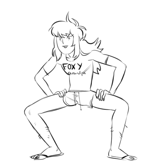 shacklefunk:i squat like this when people make eye contact with me in public and people still befrie