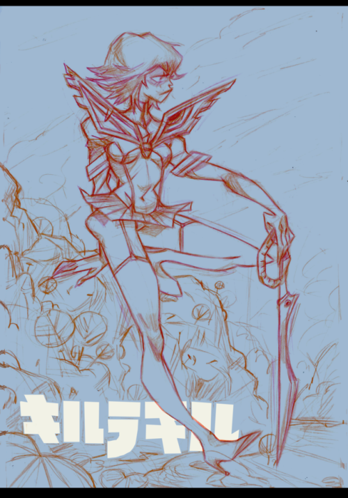 billandashley:Preview of my Kill la Kill participation for the @trigger-fanzine !Artist fb Page     