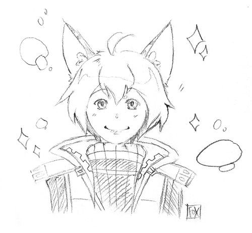 foxchante: foxchante:  while i was out there, i realized something really important   the gentle understanding cat smiles the same way shulk does   im so glad 