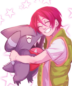 bakapandy:  I scribbled out Rin with this shark pokemon thing for a friend :) 