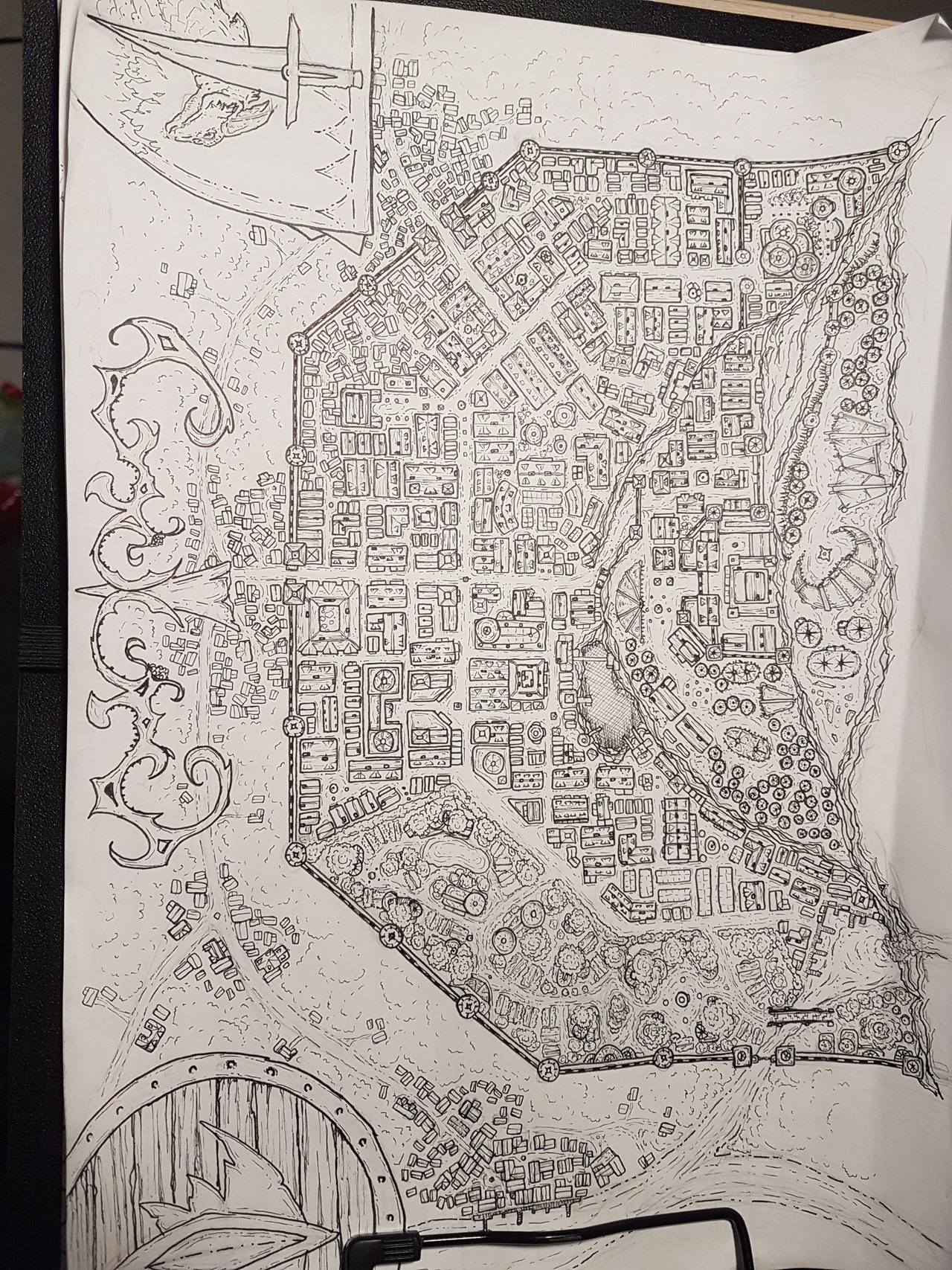 ausj3w3l:  The city of Durrowgorn, last bastion of the Aliance during the reign of