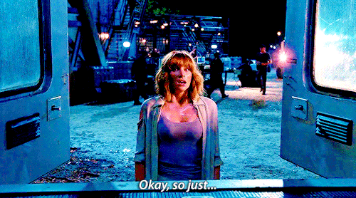 plasticdolls:Bryce Dallas Howard as Claire Dearing in Jurassic World (2015) dir. Colin Trevorrow