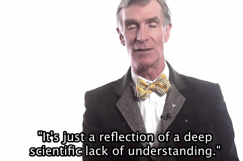 sugarbabystyle:  micdotcom:  Watch: Bill Nye uses science to defend women’s reproductive rights.   i feel so bad because i thought he also made my most coveted Banana Powder and other costume makeup as part time work  He’s so bad ass! It’s