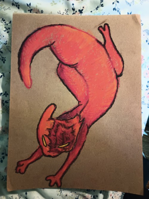 Hi I'm New To Tumblr Anyways Have This Drawing I Made Of Artificer A While Ago Using Oil Pastels :3