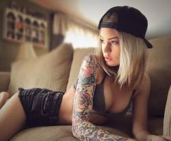 eyesfavouritecandy:  the hottest inked girls on INSTAGRAM -&gt; http://instagram.com/modelsandmore please F O L L O W - F O L L O W pleasehttp://eyesfavouritecandy.tumblr.com Visit our 18+ inked blog for tats &amp; titts -&gt; follow allgrownsup #inked
