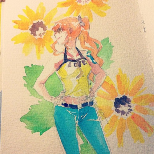 in one of the SBS they associate flowers to the strawhat crew :&gt; /// Not sure if i&rsquo;ll draw 