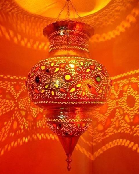 . - , , , . # # #orange #ethnic #style #chandelier #lamp #india