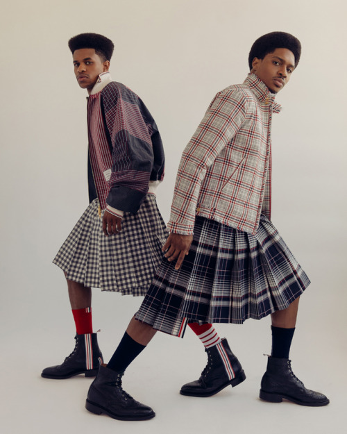 davidurbanke:Jeremy Pope and Ephraim Sykes by David Urbanke for VMAN.