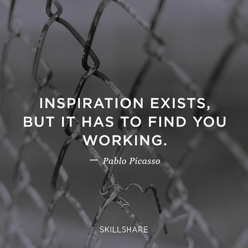 #quotes #skillshare #pablopicasso #inspiration